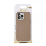 Onsala iPhone 15 Pro Max Deksel Ultraslim Sand Burst Beige