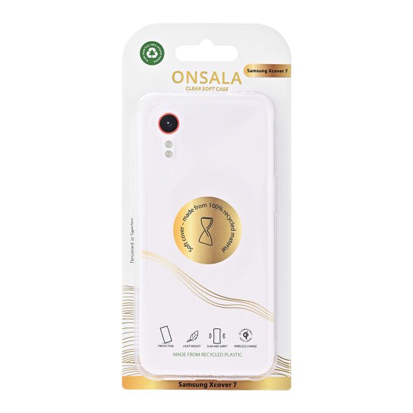Onsala Samsung Galaxy XCover 7 Deksel Resirkulert TPU Transparent