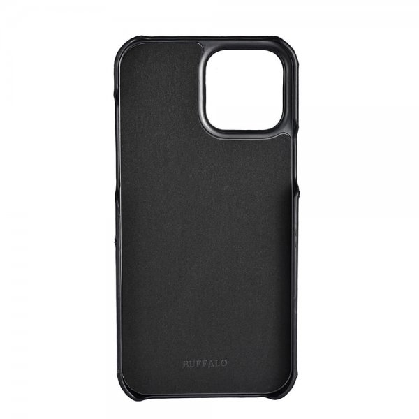 Buffalo iPhone 13 Pro Max Deksel Backcover with Card Slot Svart