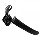 Buffalo Apple Watch 44/45/46mm/Apple Watch Ultra Armbånd Ekte Skinn Svart