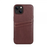 Buffalo iPhone 13/iPhone 14 Deksel Backcover with Card Slots Brun