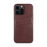 Buffalo iPhone 14 Pro Max Deksel Backcover with Card Slots Brun