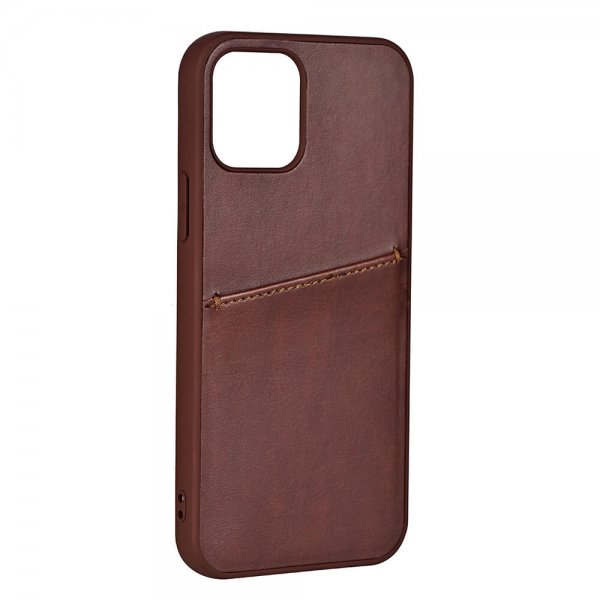 Buffalo iPhone 13 Mini Deksel Backcover with Card Slots Brun