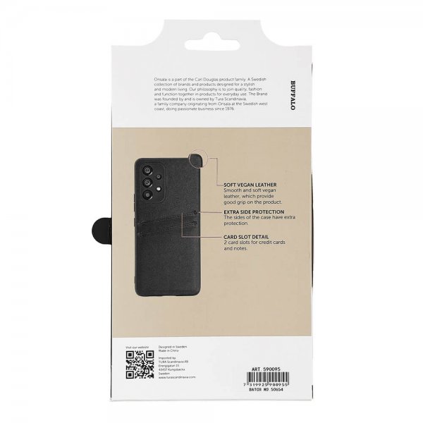 Buffalo Samsung Galaxy A53 5G Deksel Backcover with Card Slots Svart