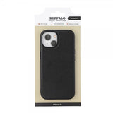 Buffalo iPhone 15 Deksel PU MagSeries Svart