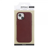 Buffalo iPhone 15 Deksel PU MagSeries Brun