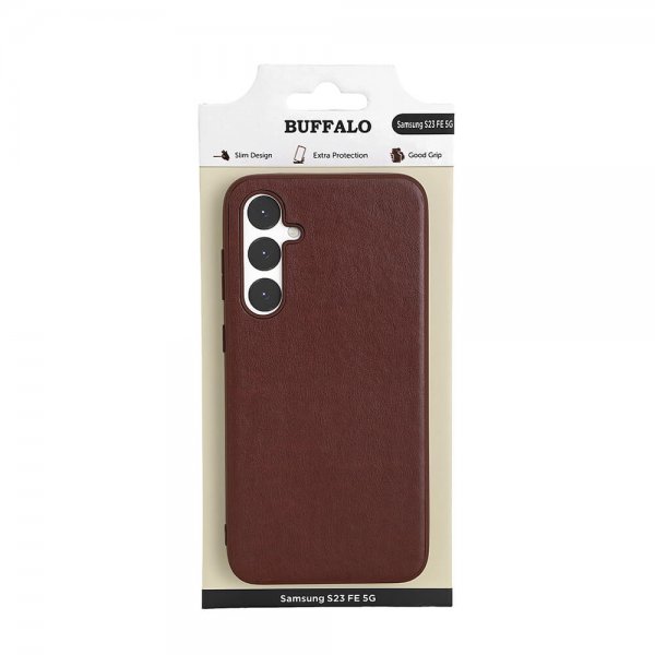 Buffalo Samsung Galaxy S23 FE Deksel PU Brun