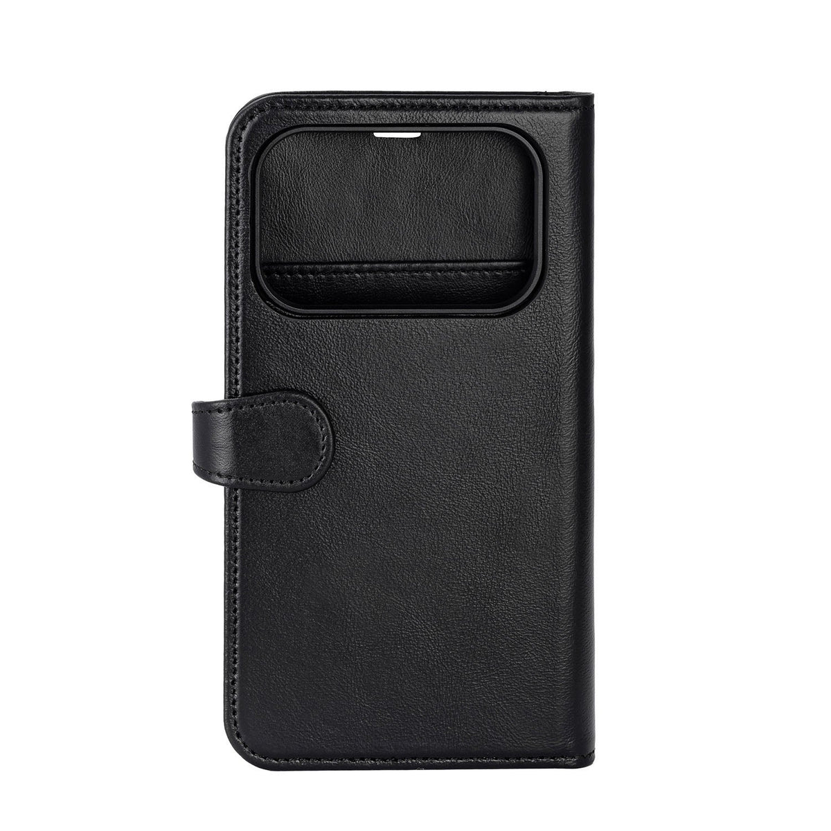 Buffalo iPhone 17 Pro/iPhone 18 Pro Etui 2-i-1 avtakbar lommebok Svart