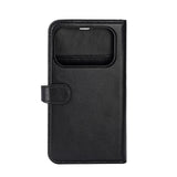 Buffalo iPhone 17 Pro/iPhone 18 Pro Etui 2-i-1 avtakbar lommebok Svart