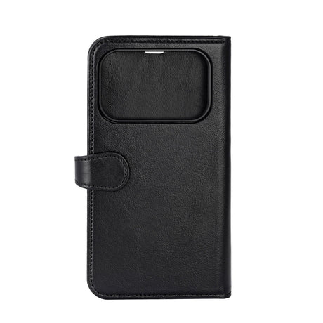 Buffalo iPhone 17 Pro Max/iPhone 18 Pro Max Etui 2-i-1 avtakbar lommebok Svart