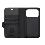 Buffalo iPhone 17 Pro Max/iPhone 18 Pro Max Etui 2-i-1 avtakbar lommebok Svart