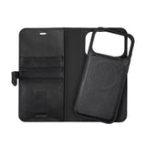 Buffalo iPhone 17 Pro Max/iPhone 18 Pro Max Etui 2-i-1 avtakbar lommebok Svart