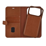 Buffalo iPhone 17 Pro Max/iPhone 18 Pro Max Etui 2-i-1 Avtakbar lommebok Brun