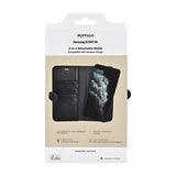 Buffalo Samsung Galaxy S26 FE Etui 2-i-1 Ekte Lær 3 Kortlommer Svart