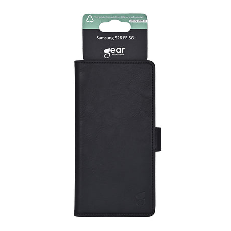 Gear Samsung Galaxy S26 FE Etui 3 Kortlommer Svart