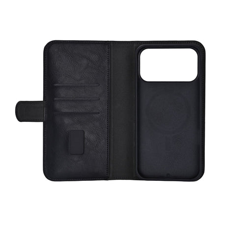 Gear iPhone 17 Pro Max/iPhone 18 Pro Max Etui 2-i-1 med 3 Kortlomme MagSeries Svart