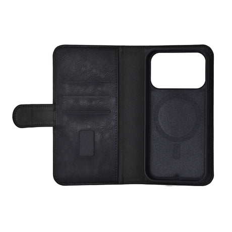 Gear iPhone 17 Pro/iPhone 18 Pro Etui 2-i-1 med 3 Kortlomme MagSeries Svart