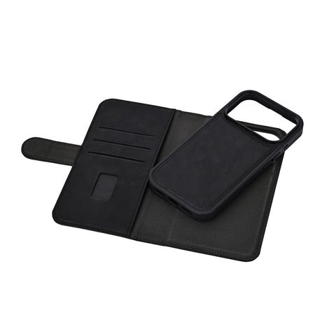 Gear iPhone 17 Pro/iPhone 18 Pro Etui 2-i-1 med 3 Kortlomme MagSeries Svart