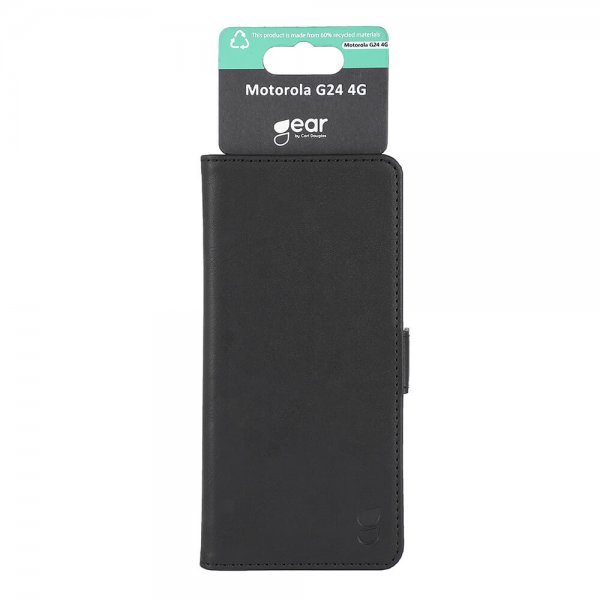 Gear Motorola Moto G24 Power Etui 3 Kortlomme  Svart