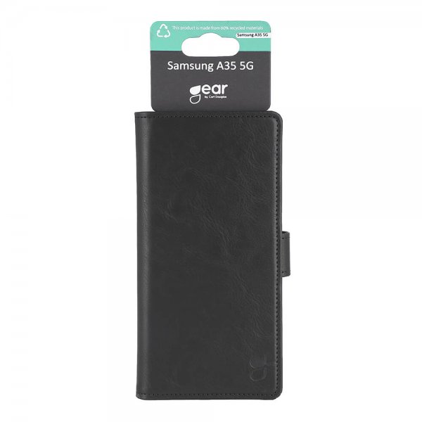 Gear Samsung Galaxy A35 Etui 3 Kortlomme  Svart