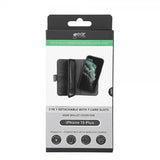 Gear iPhone 15 Plus Etui 7 Kortlomme Avtakbart deksel MagSeries Svart