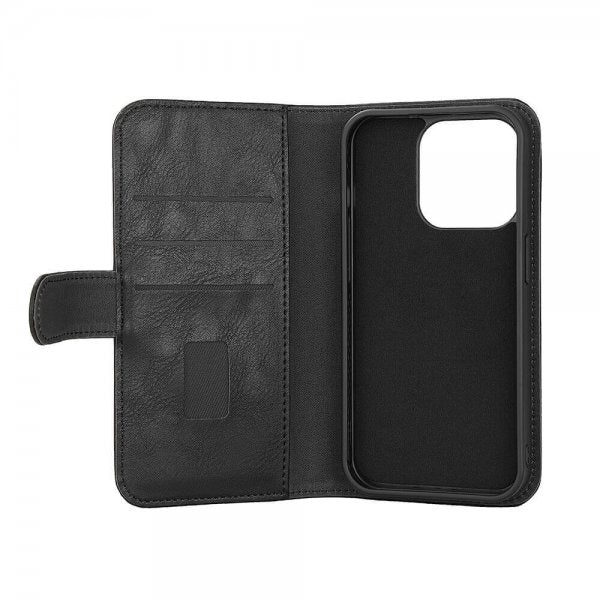 Gear iPhone 15 Pro Etui 3 Kortlomme Avtakbart deksel MagSeries Svart