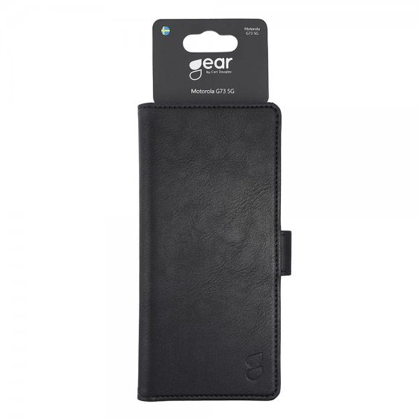 Gear Motorola Moto G73 5G Etui 3 Kortlomme  Svart