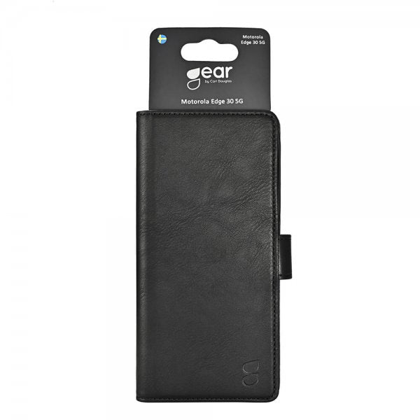 Gear Motorola Edge 30 Etui 3 Kortlomme  Svart