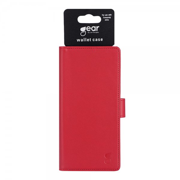 Gear Samsung Galaxy A03s Etui 3 Kortlomme  Rød