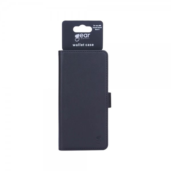 Gear Xiaomi Redmi Note 9 Etui 3 Kortlomme  Svart