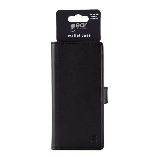 Gear OnePlus Nord N100 Etui 3 Kortlomme  Svart