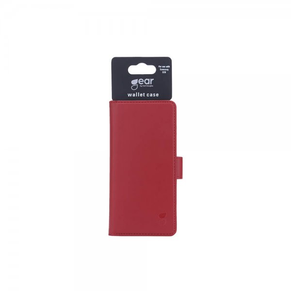 Gear Samsung Galaxy S20 Etui 3 Kortlomme  Rød