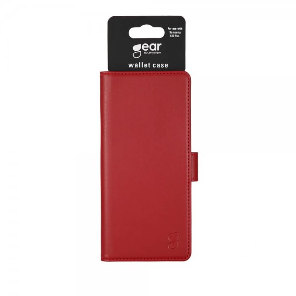 Gear Samsung Galaxy S20 Plus Etui 3 Kortlomme  Rød