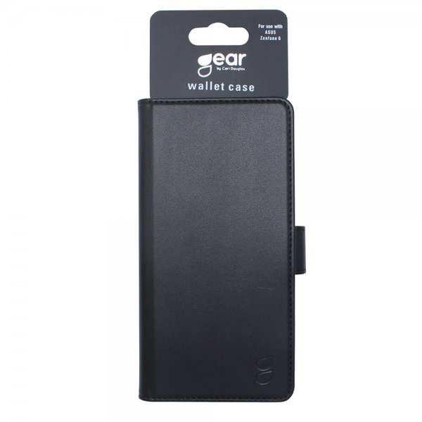 Gear Asus Zenfone 6 Etui 3 Kortlomme  Svart