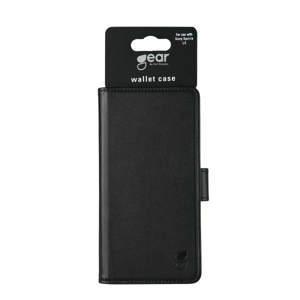 Gear Sony Xperia L3 Etui 3 Kortlomme  Svart