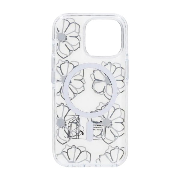 iPhone 15 Pro Deksel Mønster MagSafe Blomster