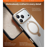 Torras iPhone 17 Pro Max Deksel Ostand Q3 Vegskin Pearl Gray