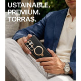 Torras Samsung Galaxy S26 Ultra Deksel Ostand Q3 Vegskin Obsidian Black