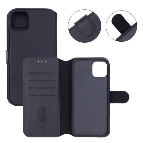 Rvelon iPhone 11 Etui Utbrettbar Kortlomme Blå