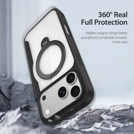 Dux Ducis iPhone 17 Pro Max/18 Pro Max Etui Skin X Pro Series Kickstand MagSafe Svart