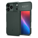 Spigen iPhone 17 Pro Max Deksel Optik Armor MagFit Abyss Green