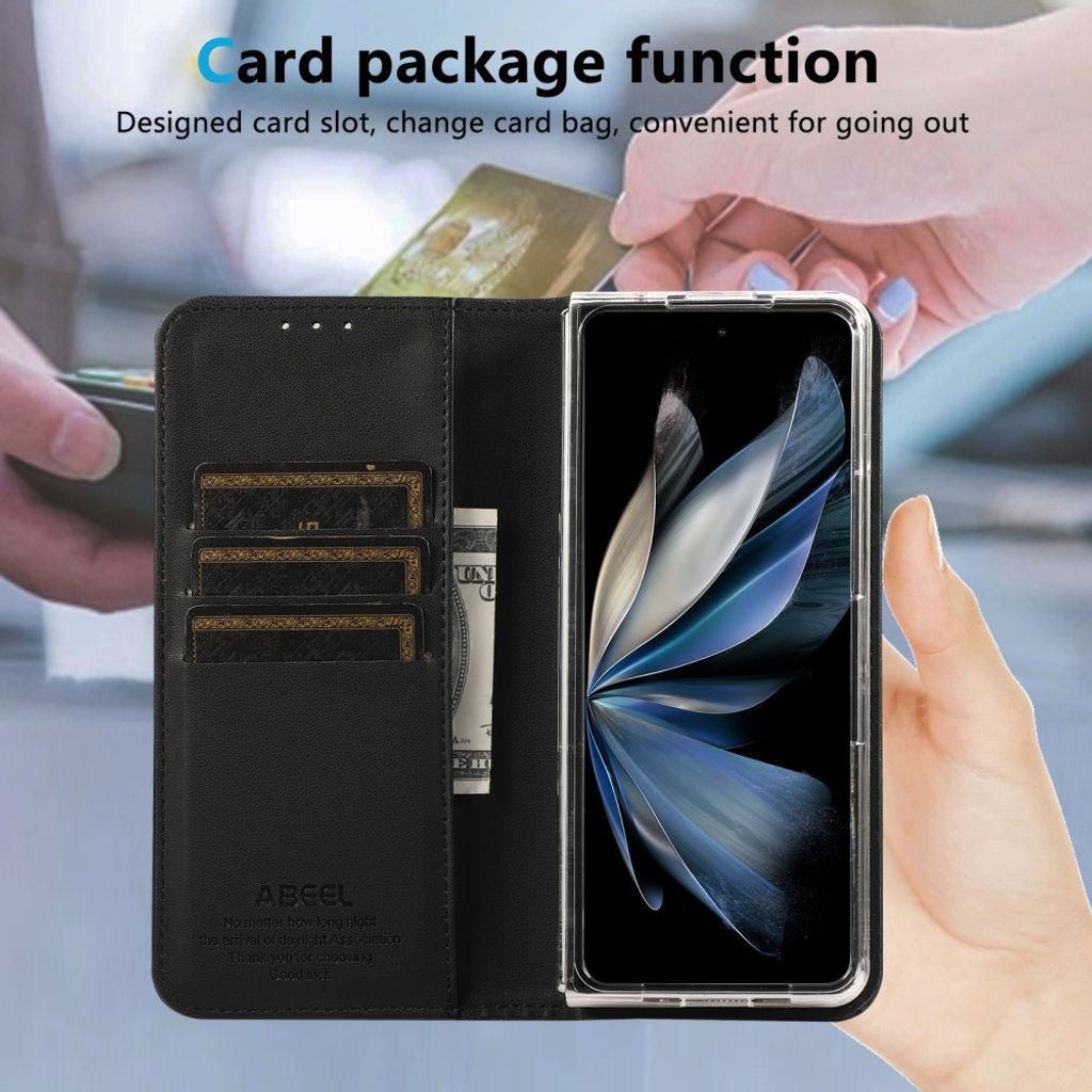 ABEEL Google Pixel 11 Pro Fold Etui RFID-beskyttelse Svart