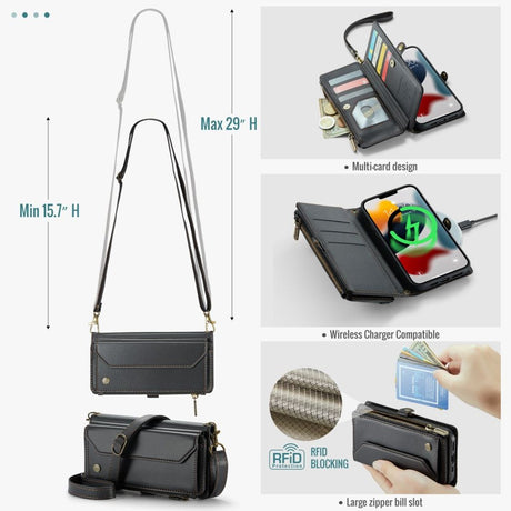 CaseMe iPhone 13 Pro Max Etui C36 Series Svart