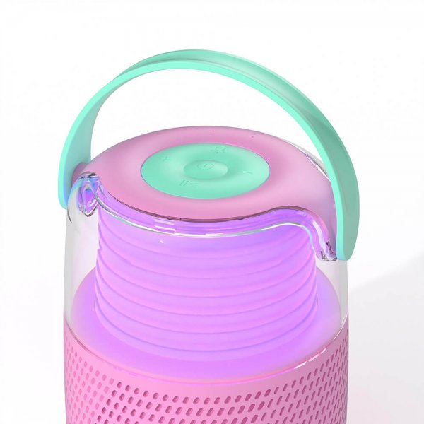 Mobility on Board Høyttaler Karaoke Kit LED Rosa
