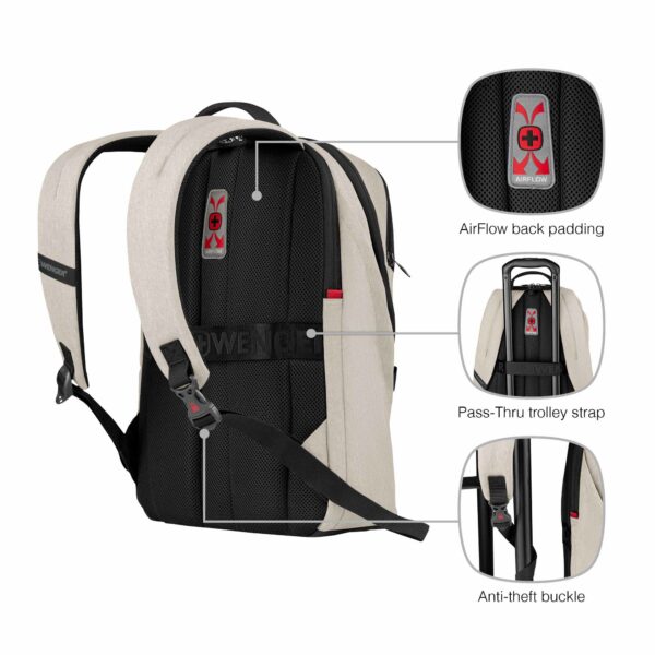 Wenger MX Light 16" Dataryggsekk Sand