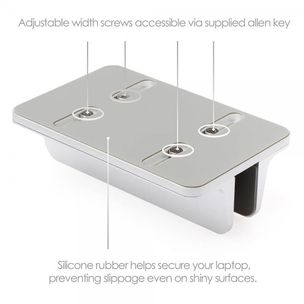 desire2 Bordstativ for Mac/Ultrabooks Justerbar Aluminium