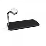 Zens Dual+Watch Aluminium Trådløs Charger Svart