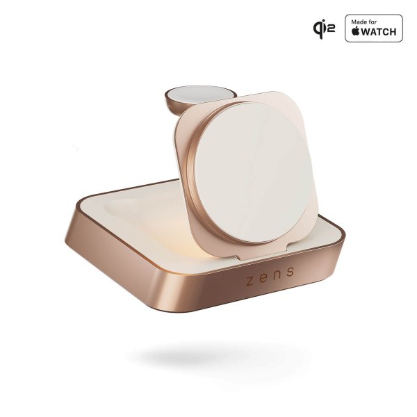 Zens Trådløs lader Nightstand Charger Pro 2 MagSafe Copper