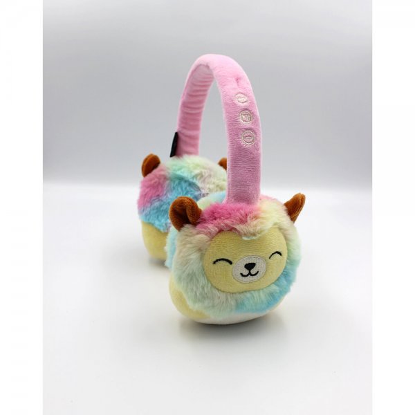 Squishmallows Hodetelefoner Plush Bluetooth Headphones Leonard the Lion