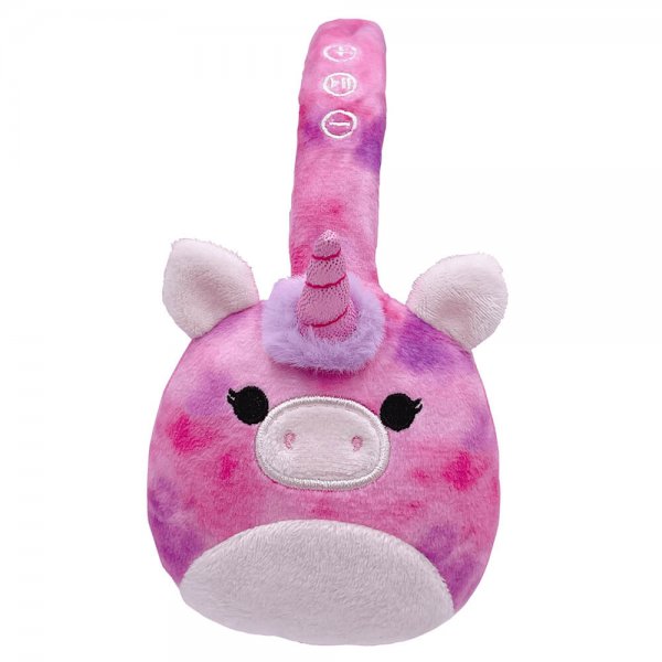 Squishmallows Hodetelefoner Plush Bluetooth Headphones Lola the Unicorn